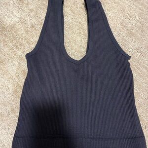 Together Black Textured Headband with Script Logo